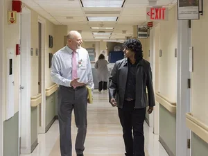 Image of James Trimarchi walking with Shashvat Shah