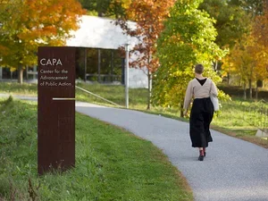 center for advancement of public action on a fall day