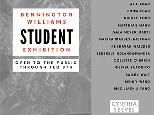 Photo of poster with information below