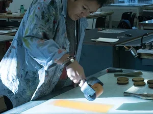 Printmaking at Bennington