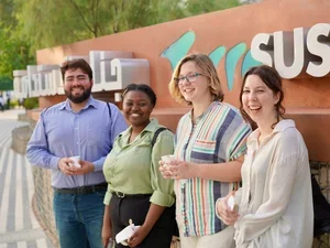 Students at COP28 UN Climate Conference in Dubai