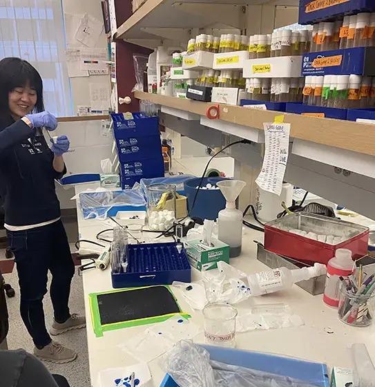 Image of woman in lab